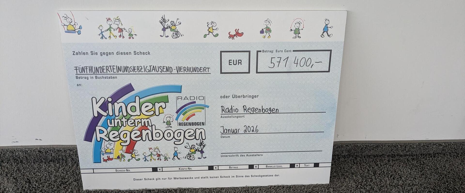 Kinder unterm Regenbogen unterstützt Alexia-Schule